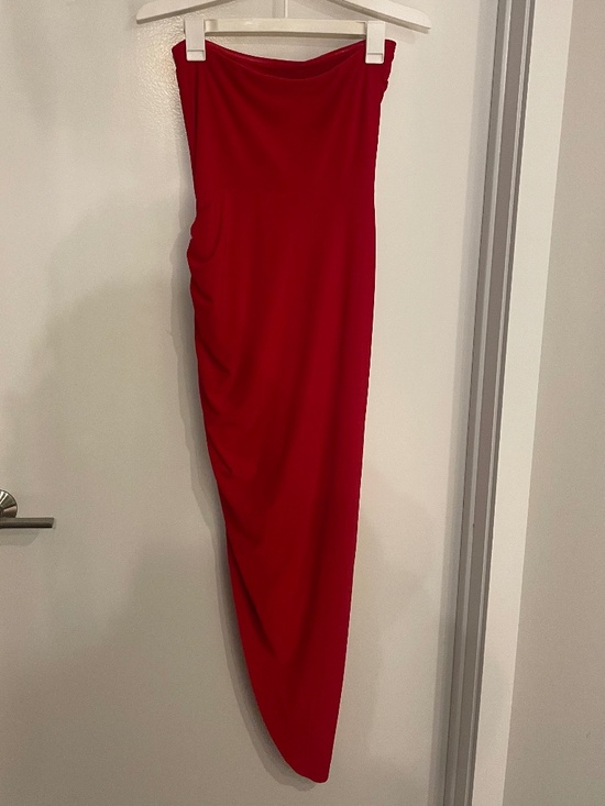 Revolve Norma Kamali Side Drape Gown - Picture 2 of 4